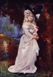Miss Connie Ediss in The Silver Slipper